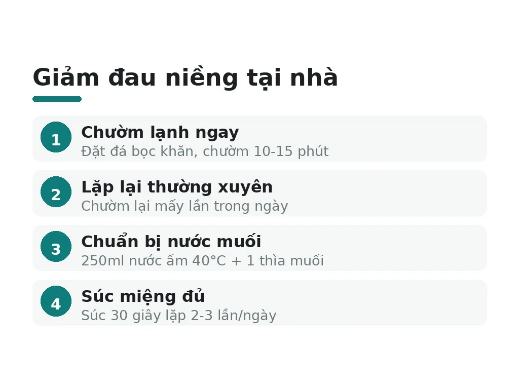 5 cách giảm đau niềng răng hiệu quả tại nhà
