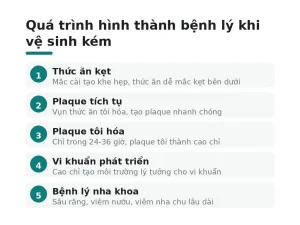 Quá trình hình thành bệnh lý khi vệ sinh kém