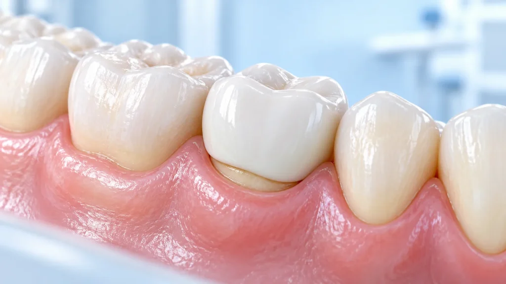 Bọc răng sứ có bị teo nướu không? Nguyên nhân do đâu