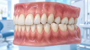 Khớp cắn chéo răng hàm có nguy hiểm không? Biến chứng