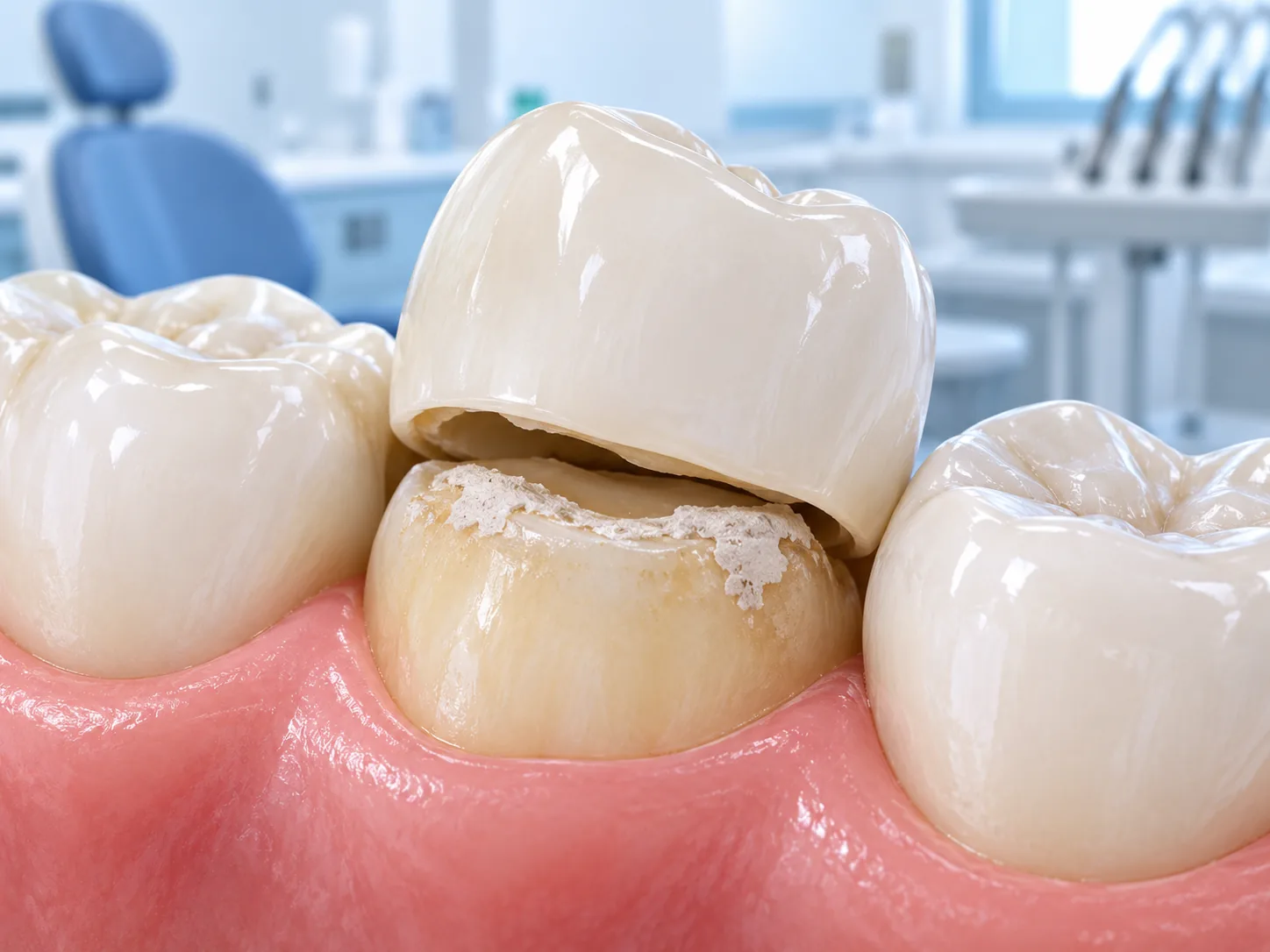 Bọc răng sứ có bị rụng không?