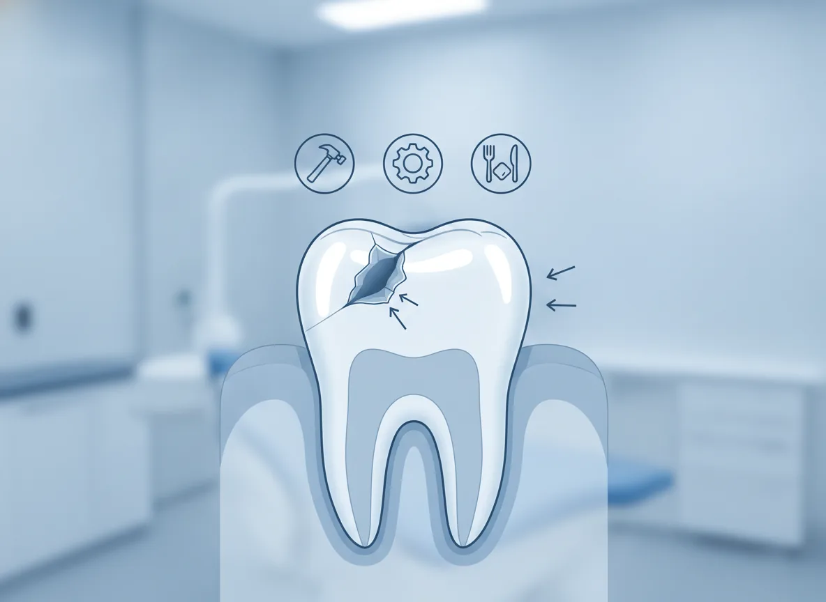 Bọc răng sứ bị mẻ vì nguyên nhân nào?