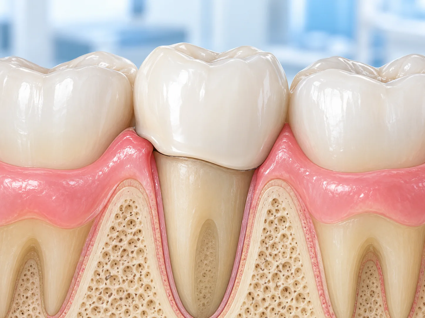 Vì sao nướu bị tụt sau khi bọc răng sứ?