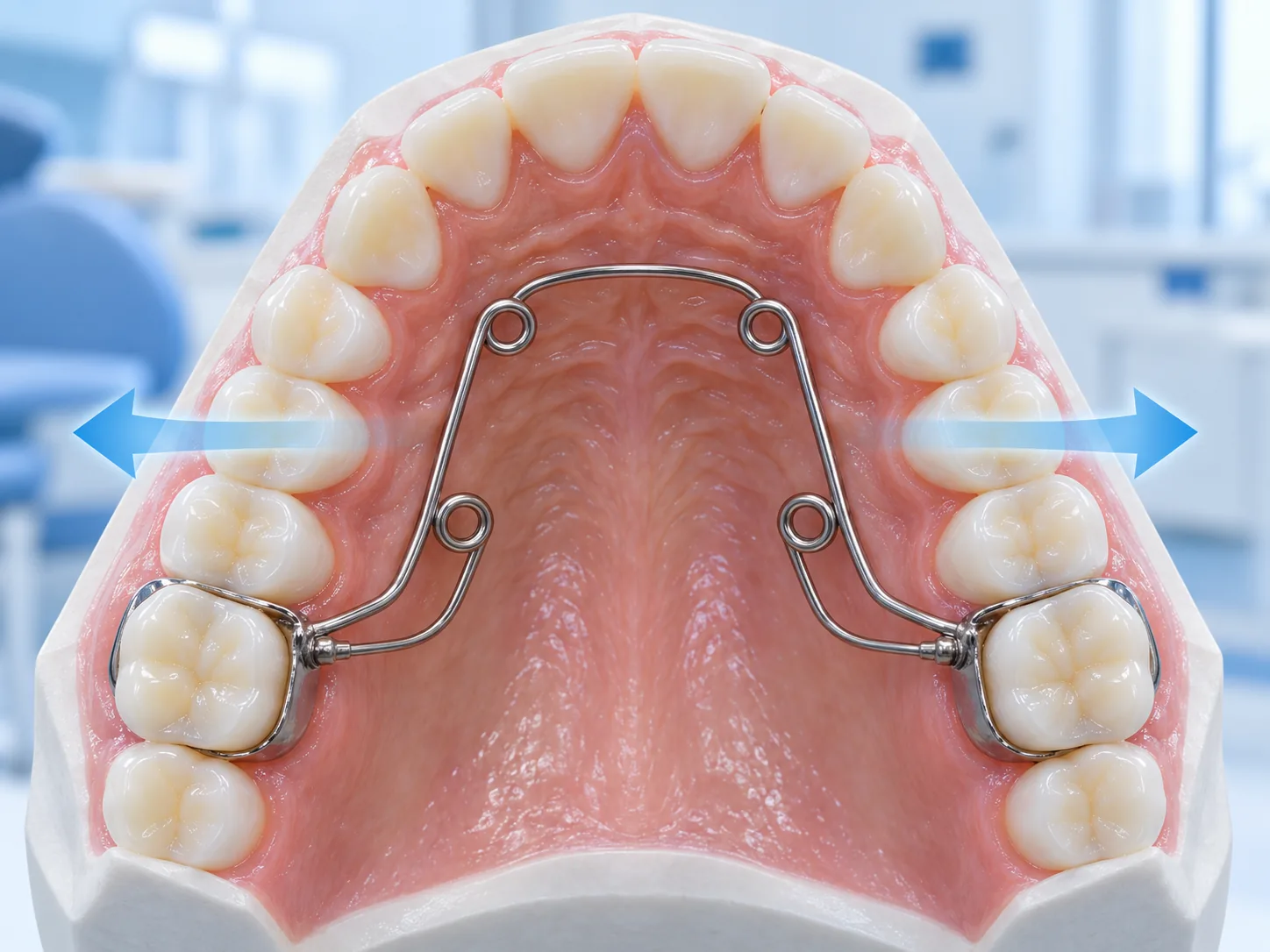 Quad Helix hoạt động ra sao để nong rộng cung hàm?