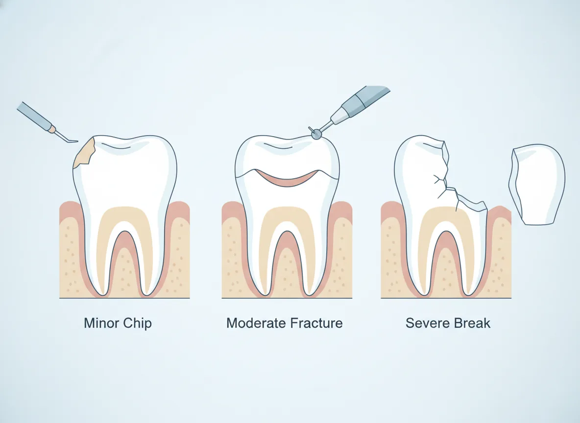 Cách sửa bọc răng sứ bị mẻ theo mức độ là gì?