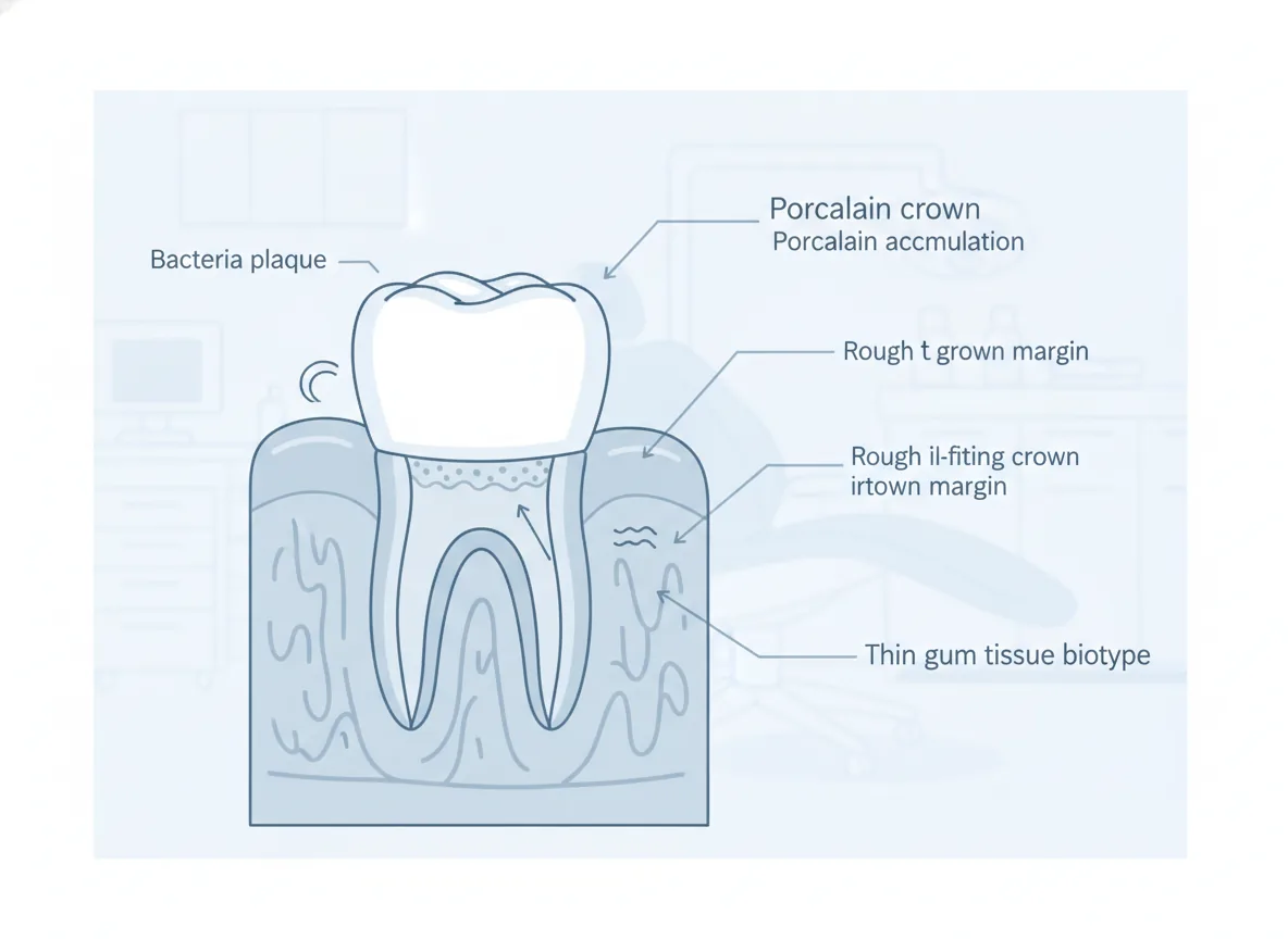 Tại sao bọc răng sứ lại bị hở chân răng?
