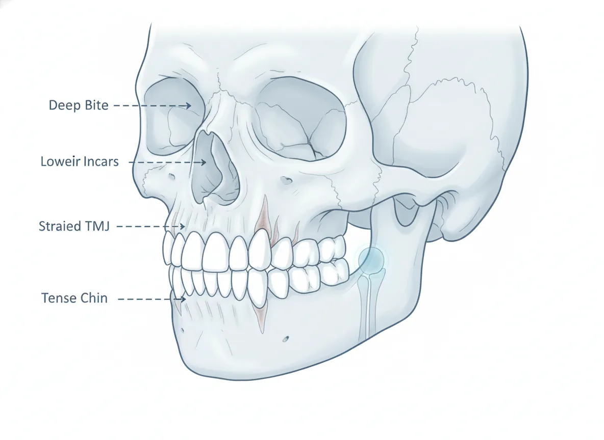 Khớp cắn sâu gây những tác hại nào?